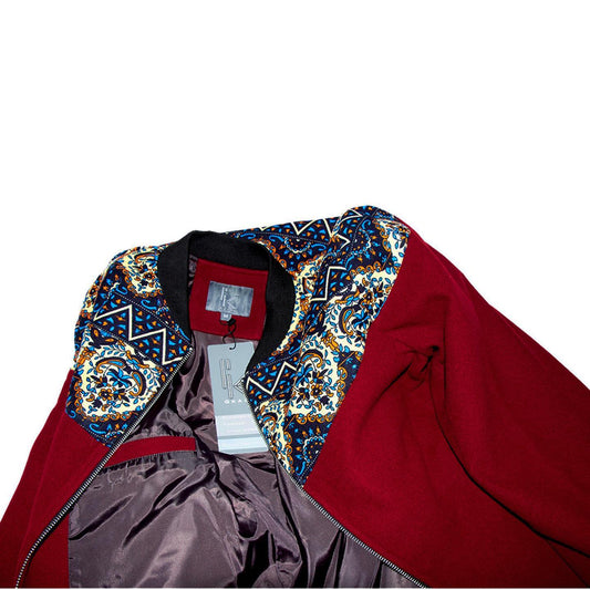 Gkash myriad burgundy jacket